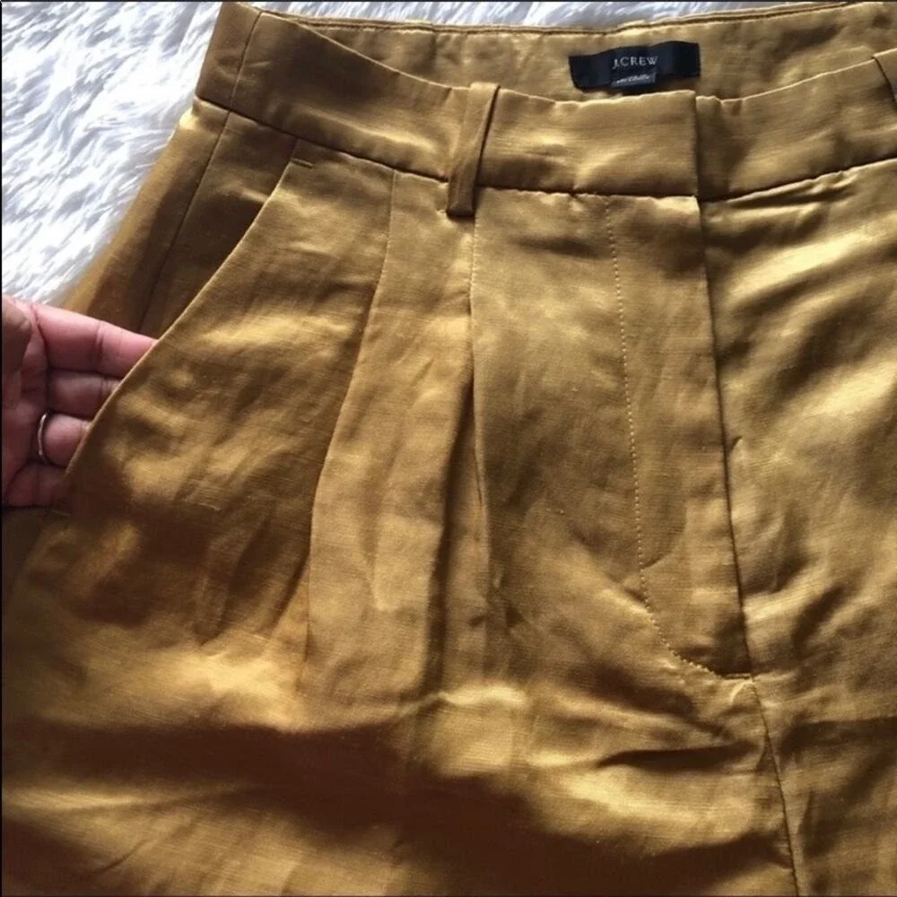 New J. Crew Linen Shorts